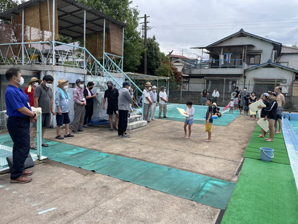 深津水泳場　開場