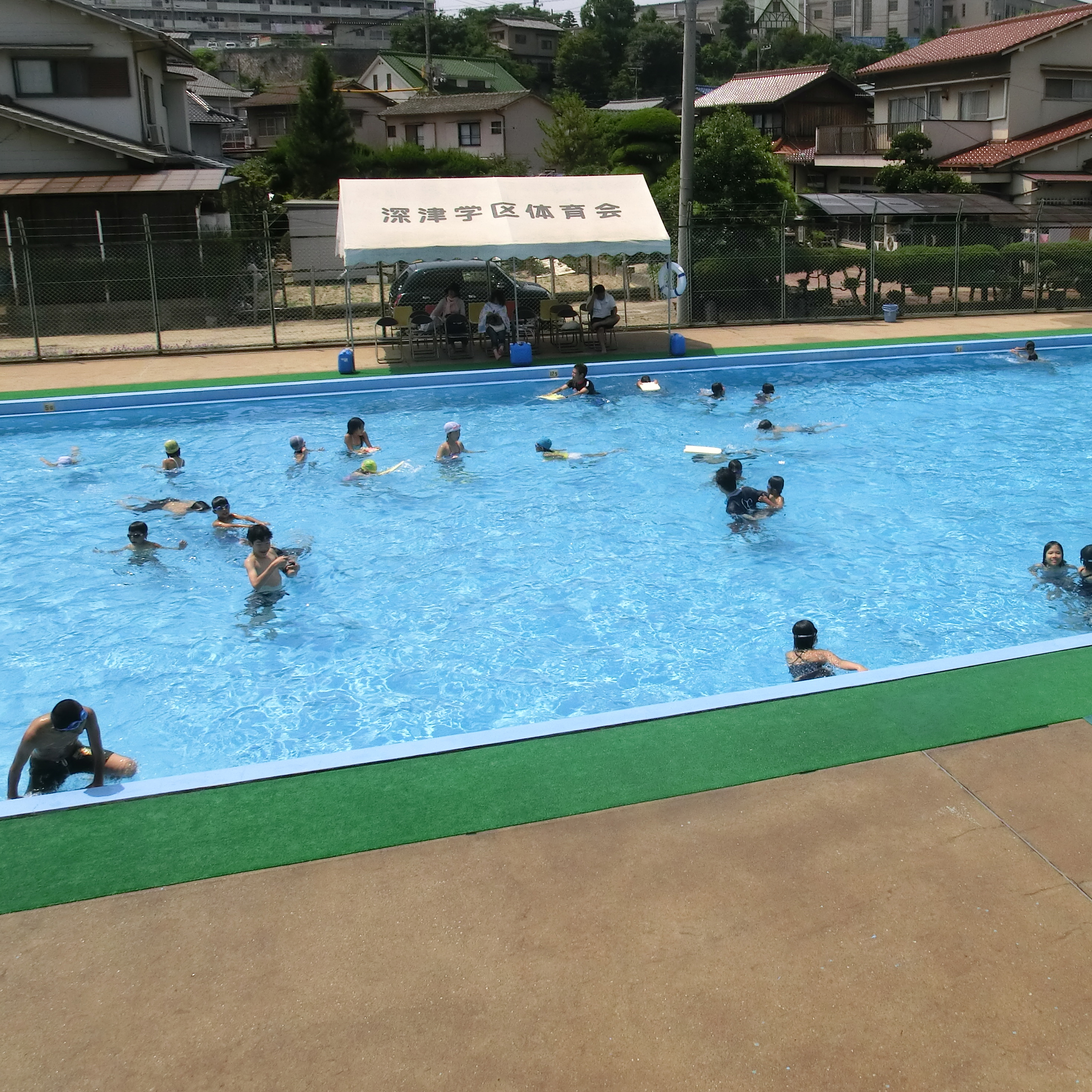 深津学区　水泳場